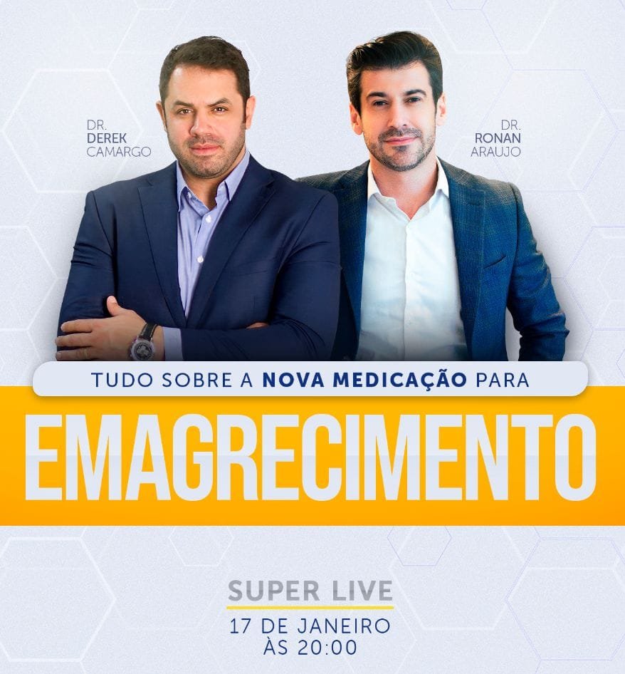 LIVE - Dr. Derek Camargo e Dr. Ronan Araujo - Foto: Divulgação