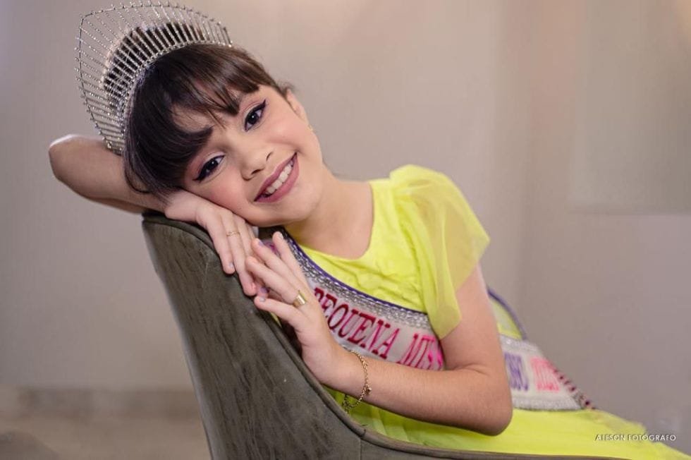 Com apenas 09 anos, Miss Mato Grosso, Paloma Fernandes segue em preparação para concurso nacional