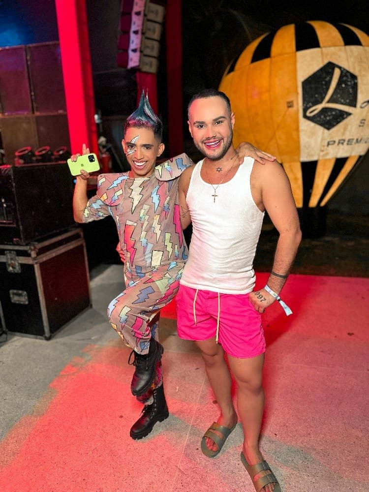 Influencer Nivaldo marca presença em festa do Danilo Lima 15 Danilo Lima e Nivaldo Foto @Eunivan