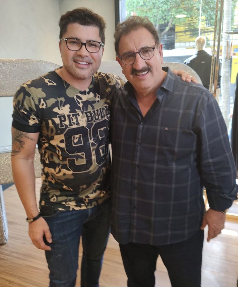 Ratinho com o Empresário Marcelo Torquato - Crédito das Fotos: Val Góis / Divulgação
