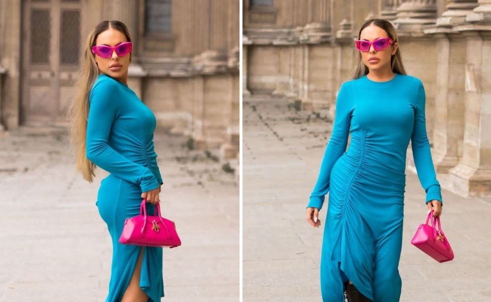 Modelo e Influencer Juliana Herc vai a Paris a convite da Grife Givenchy