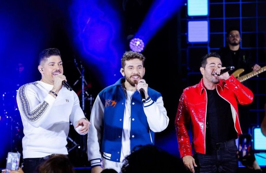 Henrique e Diego convidam Gustavo Mioto para gravação da música inédita 'Ex Fiel'