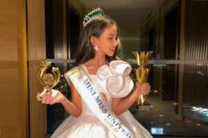 Rebecca Macedo é eleita Mini Miss Mundo em Dubai