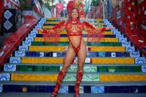 Carol Padilha, a Segunda-Princesa da Corte do Carnaval Carioca