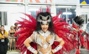 Estreando como musa, Amanda Fernandes define carnaval 2024 como inesquecível