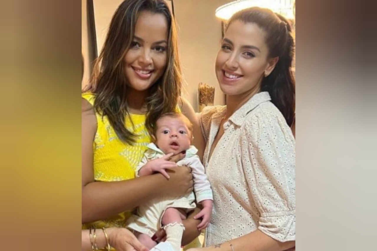 Camila Farani, do Shark Tank Brasil, comemora um mês de vida de seu filho com festa