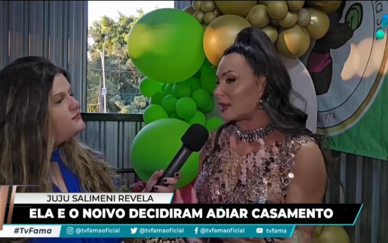 Juju Salimeni brilha no lançamento do Samba-Enredo da Barroca Zona Sul para o Carnaval 2025 25 Imagens: RedeTV / TVFama - Instagram