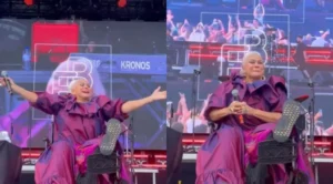 Fafá de Belém, aos 67 anos, brilha no BR Fest em Portugal mesmo após lesão no joelho