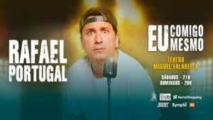 Rafael Portugal em “Eu comigo mesmo” no Teatro Miguel Falabella: Uma Experiência Imperdível