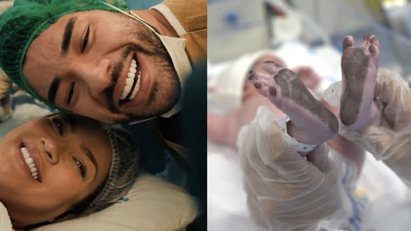 Marido de Thayse Teixeira se emociona com a chegada do pequeno Leo 21 Foto: Divulgação