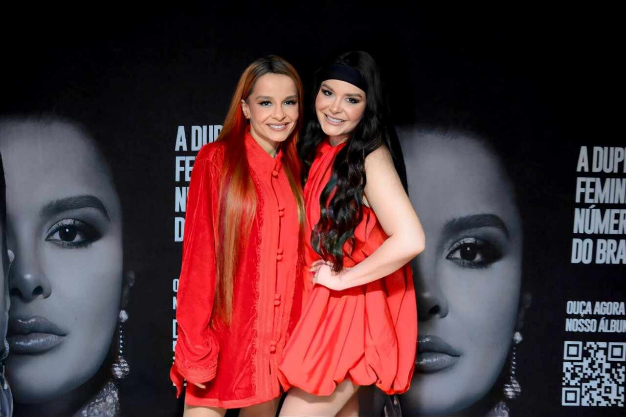 Maiara e Maraisa arrasam em look vermelho durante show em Capivari 6 Foto: @geanlucasfotografia