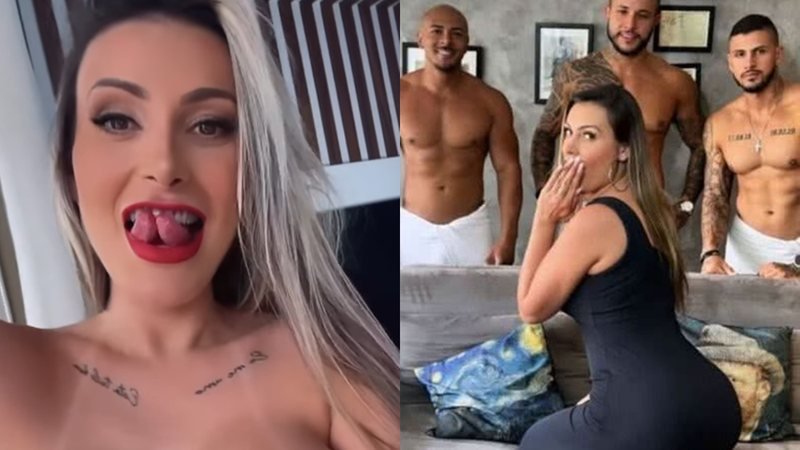 Andressa Urach atinge R$ 3 milhões com nudes e comemora