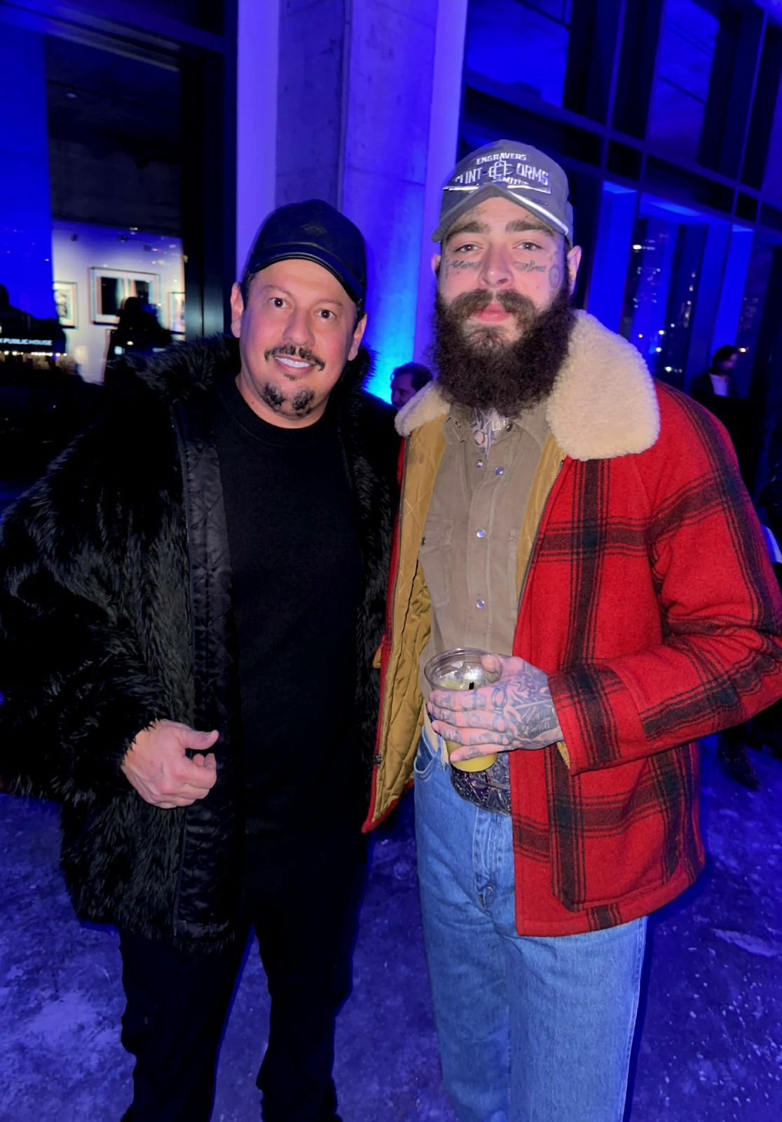 Marcos Araujo, CEO da Áudio Mix, se encontra com Post Malone em Nashville 26 PHOTO 2024 11 22 17 52 03