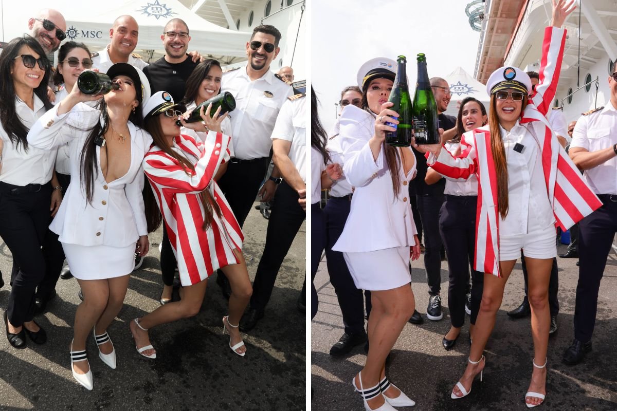 Maiara e Maraisa anunciam novo DVD em São Paulo, totalmente voltado para fãs Maiara e Maraisa estouram champagne antes de embarcar em cruzeiro