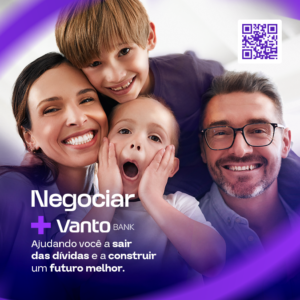 Vanto Bank oferece crédito para endividados em parceria inédita com a Negociar