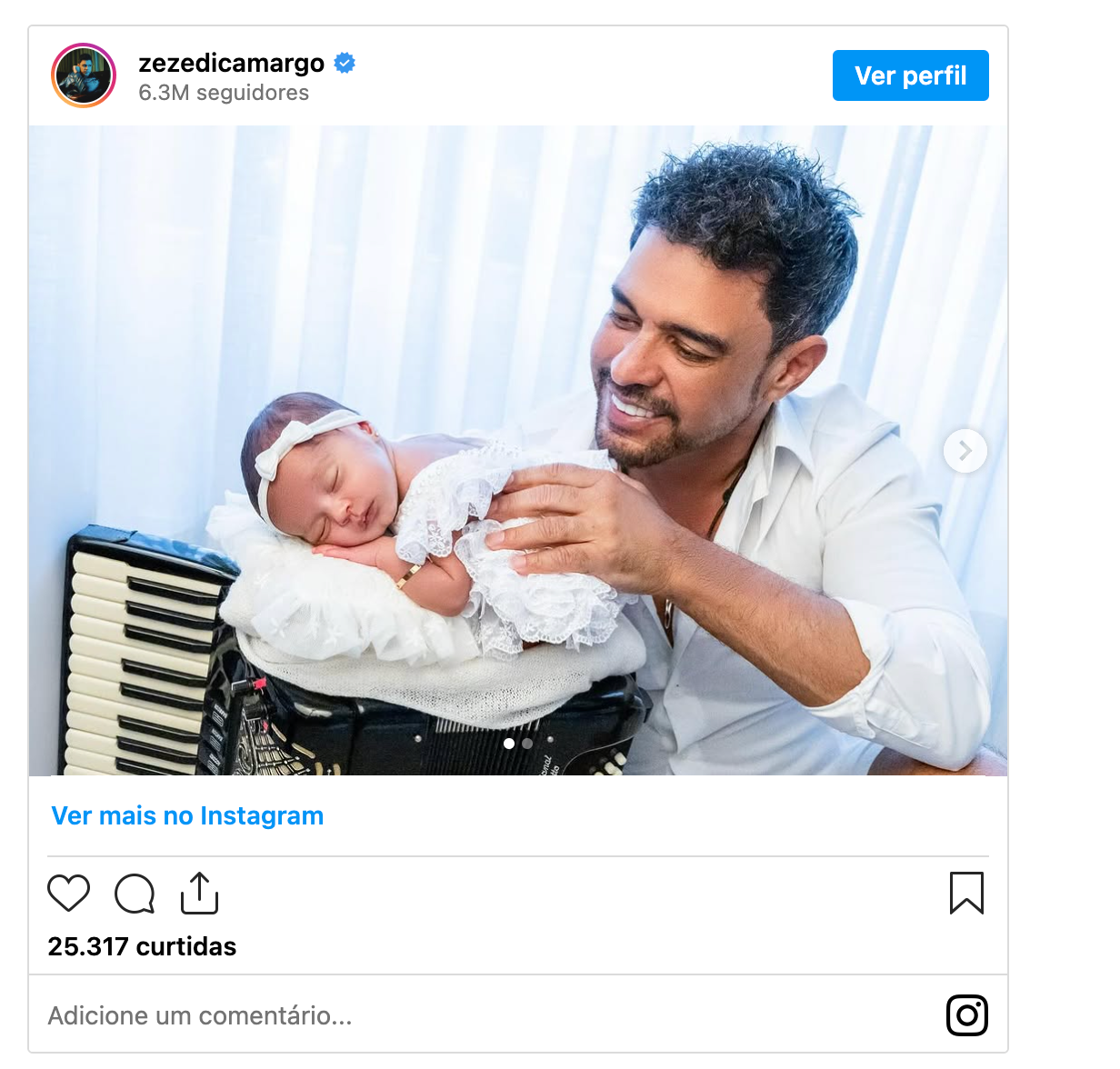 Zezé Di Camargo encanta a web com novas fotos da filha caçula, Clara 26 Captura de Tela 2025 03 08 as 01.26.52
