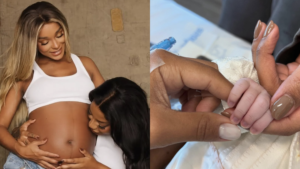 Nasce Zuri, primeira filha de Ludmilla e Brunna Gonçalves