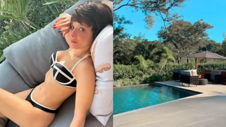 Maiara, exibe boa forma ao posar de biquíni em mansão em Goiânia 15 Maiara, 37, exibe boa forma ao posar de biquíni em mansão em Goiânia - Foto: Instagram