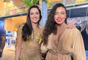 Encontro de Rainhas: Vanessa Rangeli encontra Evelyn Bastos em noite de samba