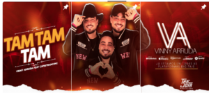 Vinny Arruda comemora sucesso do primeiro hit ‘Tam Tam Tam’