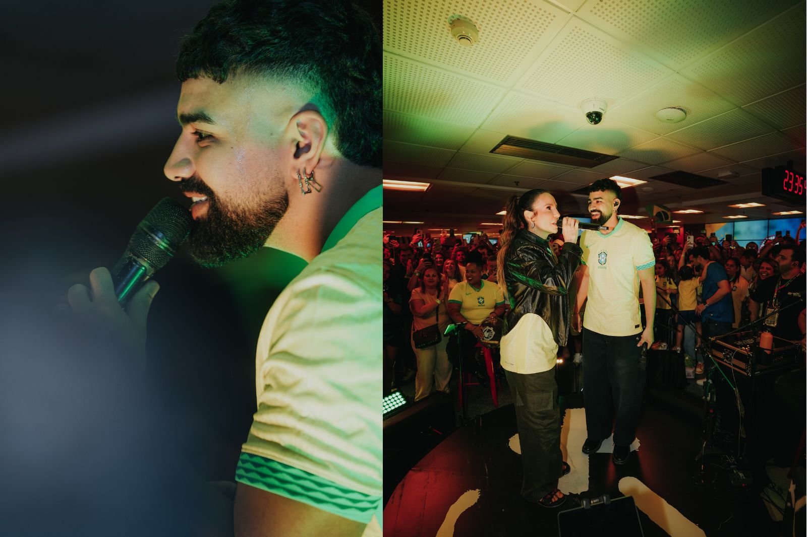 Dilsinho faz pagode no Maracanã após goleada do Brasil Dilsinho faz pagode no Maracanã após goleada do Brasil