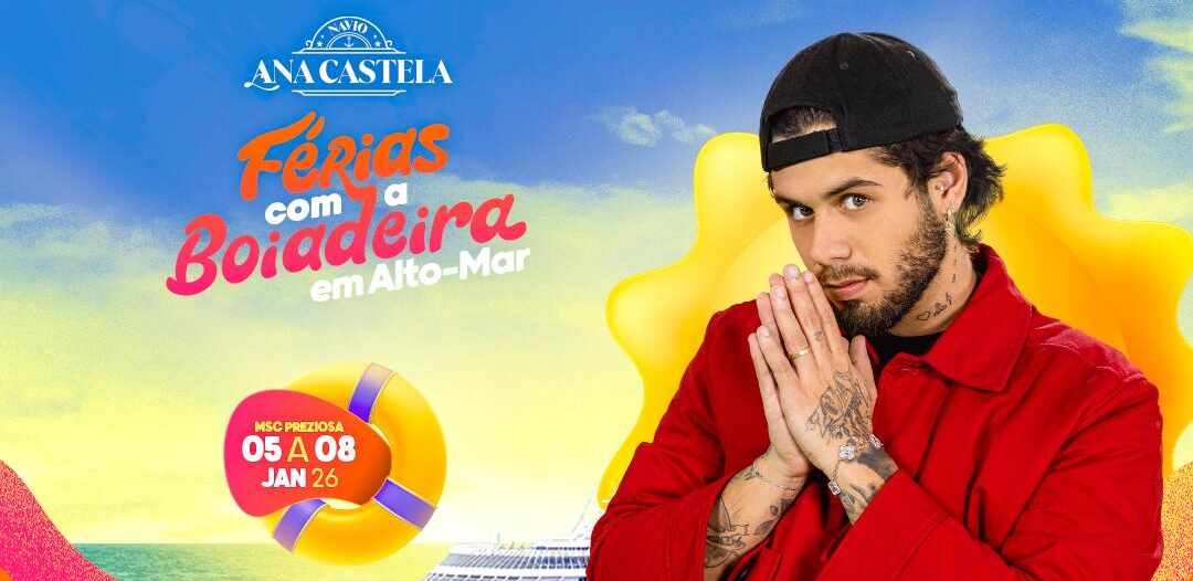 PromoAção anuncia Zé Felipe como nova atração do navio PromoAção anuncia Zé Felipe como nova atração do navio
