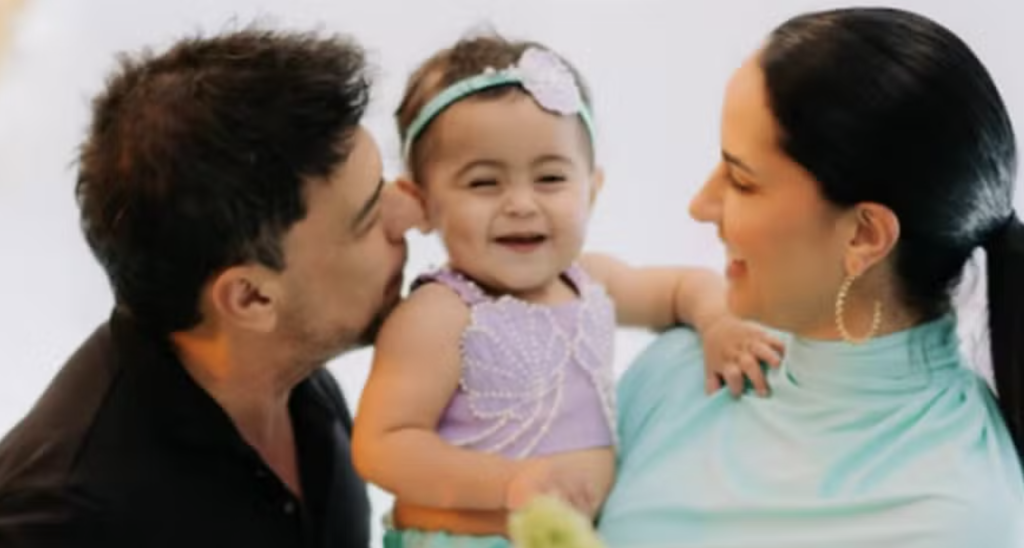 Graciele Lacerda abre álbum do último mesversário de Clara, filha com Zezé Di Camargo