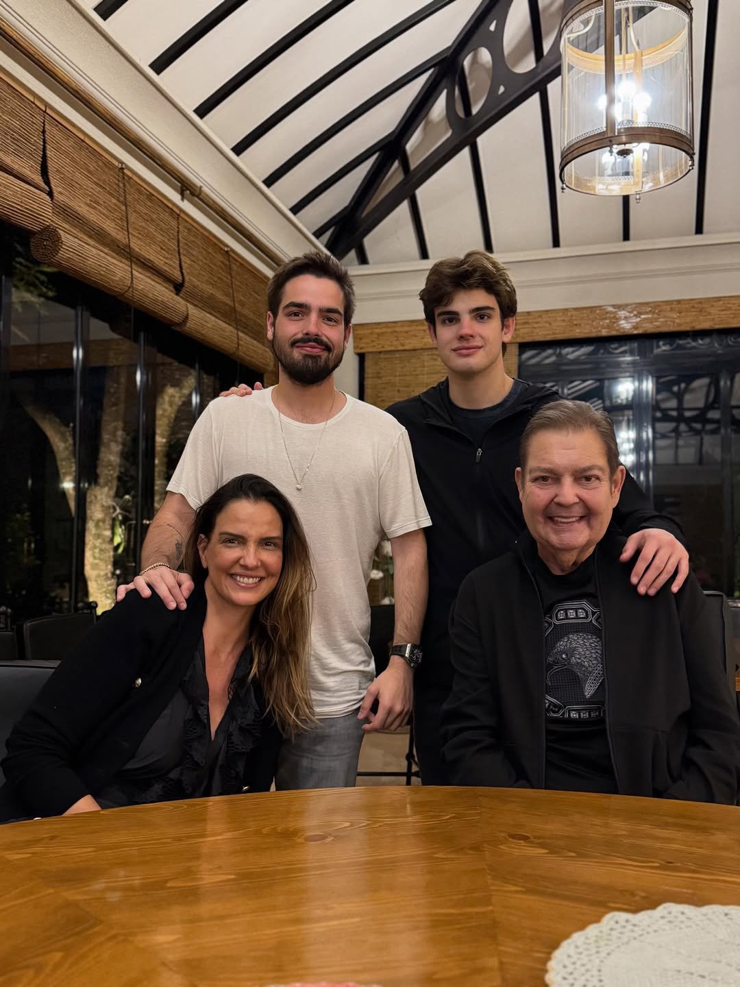 Faustão e sua família - Foto: Reprodução / Instagram