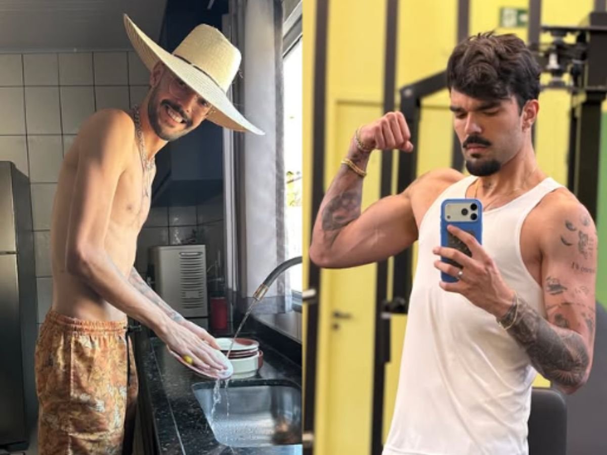 Luan Pereira mostra antes e depois e alerta fãs sobre cuidados com a saúde