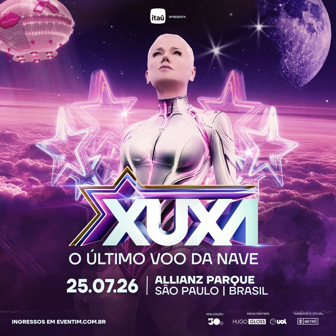 Xuxa anuncia "O Último Voo da Nave" no Allianz Parque, em São Paulo 10 KV Xuxa 1x1 1