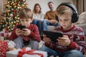 Presentes de Natal e Dependência Digital: como a tecnologia pode virar risco — e o que fazer para proteger as crianças