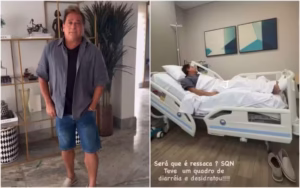 Leonardo recebe alta após gastroenterite e tranquiliza fãs ao chegar em casa