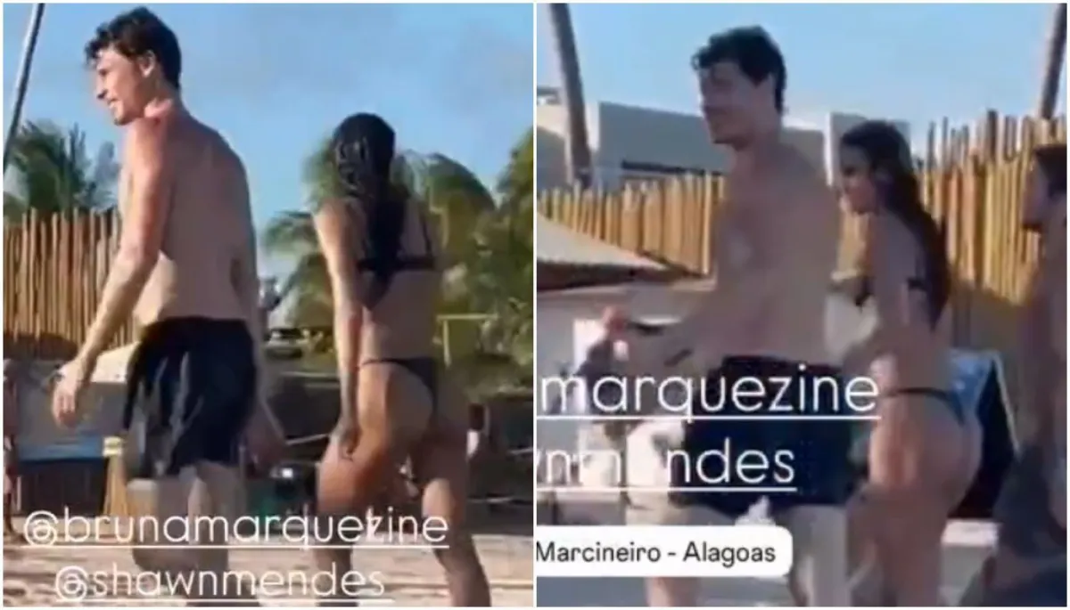 Web reage após Shawn Mendes chamar Bruna Marquezine de amor no RJ 24 Foto: X
