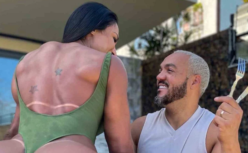 Gracyanne Barbosa inicia remoção da tatuagem em homenagem a Belo Gracyanne Barbosa inicia remoção da tatuagem em homenagem a Belo
