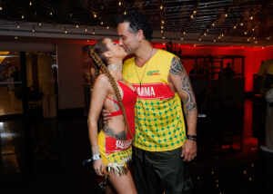 Marco Luque e Jessica Corrêa marcam presença no Desfile das Campeãs em SP