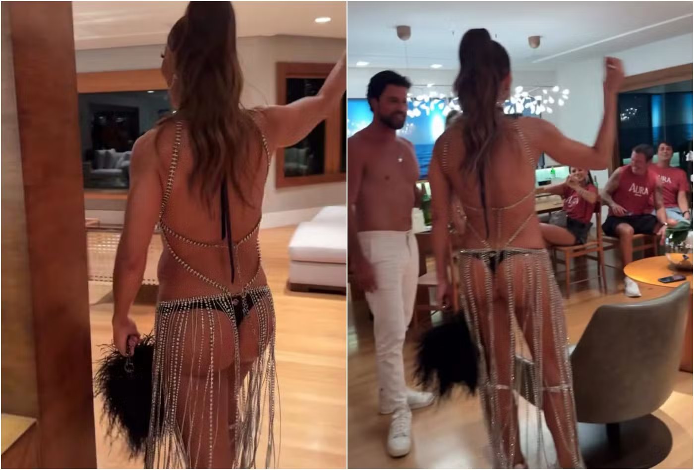 Juliana Paes volta à Sapucaí com a Viradouro após 15 anos com look minúsculo Juliana Paes volta à Sapucaí com a Viradouro após 15 anos com look minúsculo