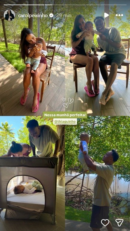 1775234971 922 Aos 6 meses filho de Thiaguinho e Carol Peixinho esbanja