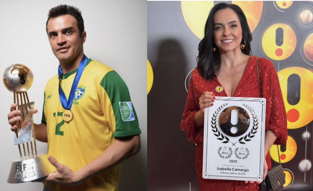 Simmons reúne Falcão e Izabella Camargo em evento sobre sono performance e bem-estar 23 Falcão - Créditos: Lars Baron - FIFA/FIFA via Getty Images e Izabella Camargo - Créditos: @izabellacamargoreal
