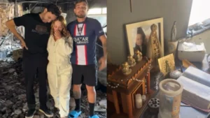 Incêndio destrói casa dos pais de MC Gui, mas altar religioso permanece intacto