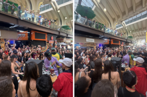 DJ internacional Deleasa faz show gratuito para fãs no Mercado Municipal de SP