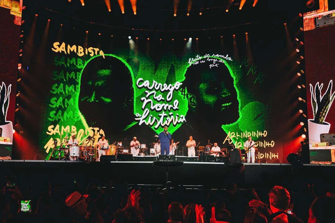 Alcione, Zeca Pagodinho e Jorge Aragão reúnem fãs em show histórico em São Paulo 25 O Maior Encontro do Samba @bmaisca Arlindinho Paulo 0157