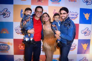 Filhos do casal Olar celebram primeiro aniversário com festa inspirada na Califórnia