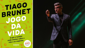 Tiago Brunet comemora sucesso de sessão de autógrafos de novo livro em São Paulo