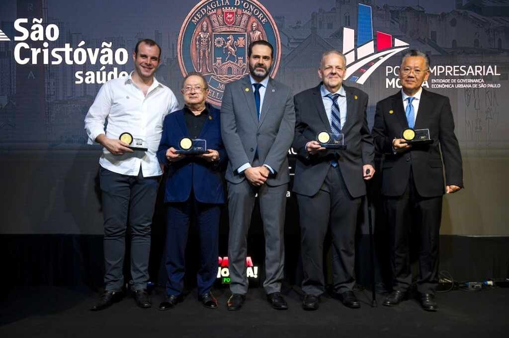 Marcos Ferrante, Maurício Galleazzi, Anderson Festa, João Luciano Granado e Newton Nagae - Foto: Divulgação