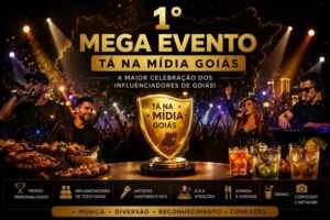 Influorg: 1º Mega Evento Tá na Mídia Goiás reúne influenciadores, artistas e personalidades