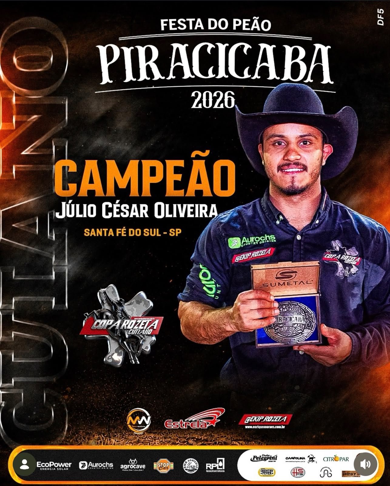 Campeão do Rodeio Cutiano em Piracicaba também garante o título em Barretos 30 12a31e0b c5cf 4813 a1bc 917c55c3fb99