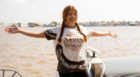 Jaquelline Grohalski protagoniza projeto que dá voz às histórias, vivências e riquezas da Ilha do Marajó