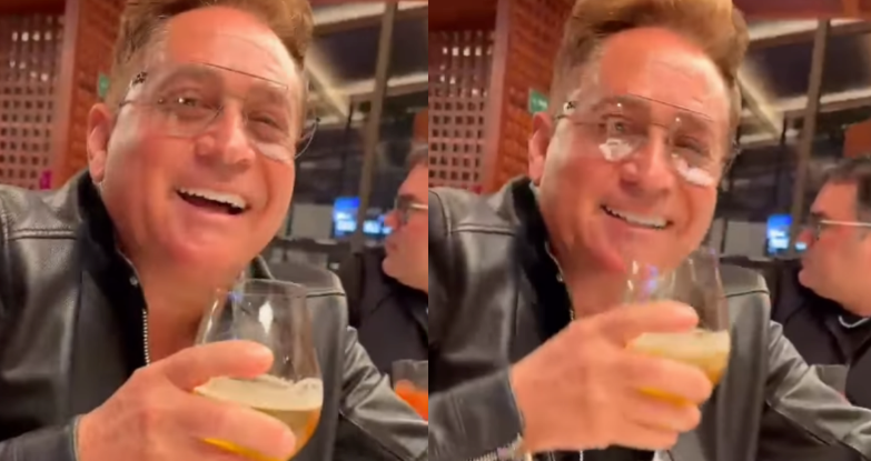 Leonardo encerra 30 dias sem álcool e comemora com cerveja Leonardo encerra 30 dias sem álcool e comemora com cerveja