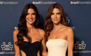 Swanmy e Swara Sampaio vão à gala da BrazilFoundation em NY e posam com Alessandra Ambrosio