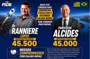 Aparecida de Goiânia e Caldas Novas se conectam com as candidaturas de Dr. Rannieri Lopes e Professor Alcides